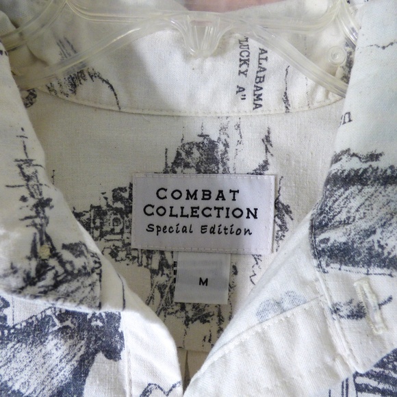 *4-4-20* Combat Collection Men's Battleship Shirt M - Picture 3 of 7